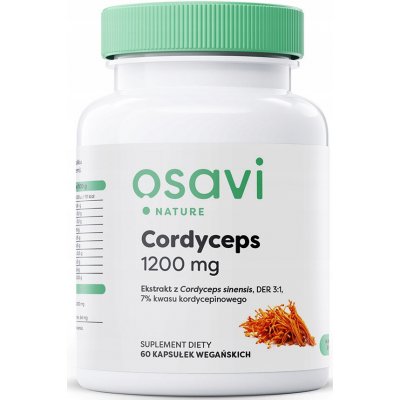 Osavi Cordyceps Extract 600 mg 60 rostlinných kapslí – Hledejceny.cz