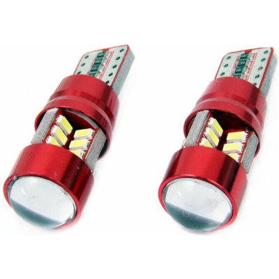 Žárovky LED CANBUS 27SMD 3014 T10E W5W WHITE 12V/24V – Hledejceny.cz