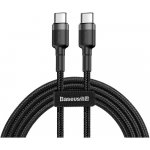 Pouzdro Baseus Cafule kabel USB-C PD 2.0 60W 20V/3A 1m šedé/černý – Zboží Živě