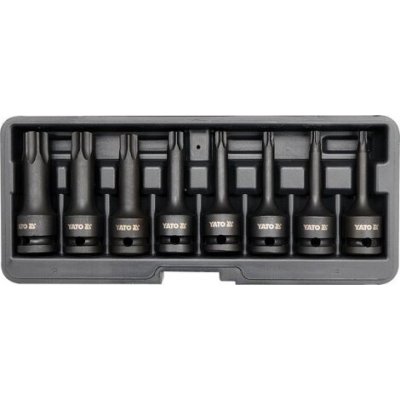 Sada hlavic 1/2" YATO rázové Torx 8 ks – Hledejceny.cz