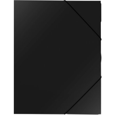 KARTON P + P Classic sloha A4 s gumkou černá – Zboží Mobilmania