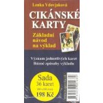 Cikánské karty - Základní návod na výklad + sada 36 karet - Lenka Vdovjaková – Zboží Mobilmania