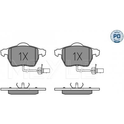 MEYLE Sada brzdových destiček, kotoučová brzda 025 230 1820/PD – Hledejceny.cz