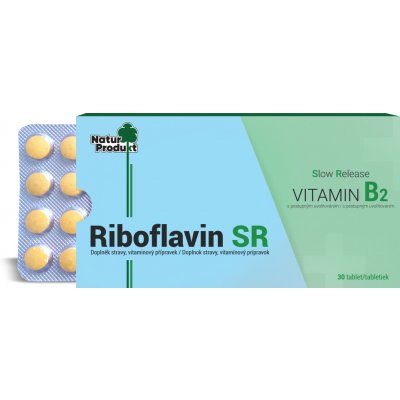Naturprodukt B2 Riboflavin s postupným uvolňováním 30 tablet