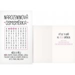 Přání - Narozeninová osmisměrka pro ženu – Zboží Dáma