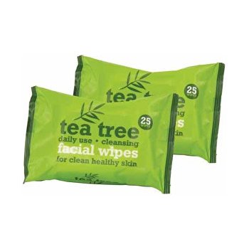 XPel Tea Tree Peppermint čisticí ubrousky na obličej 2 x 25 ks od 63 Kč -  Heureka.cz