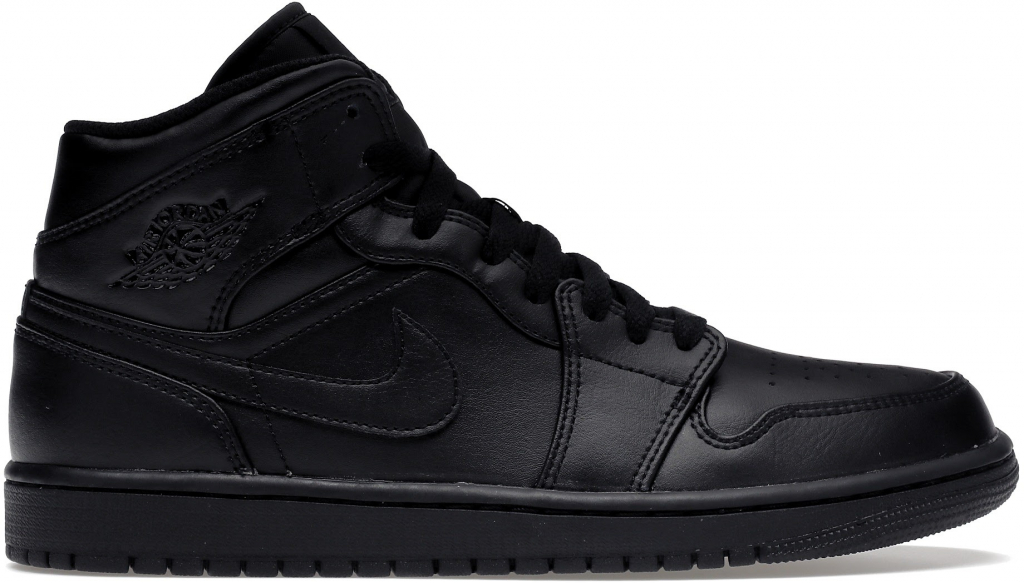 Nike Jordan 1 Mid Triple Black (2022)