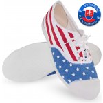 Happy Feet Gymnastics Americana US-5387 modro červeno biela – Zbozi.Blesk.cz