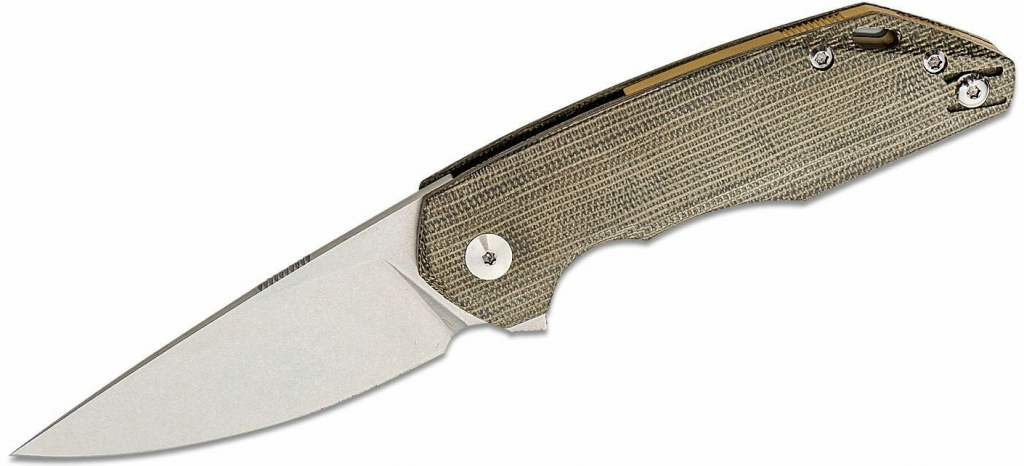 GIANT MOUSE ACE Corta Canvas Micarta GM-CORTA-GRN-CANVAS