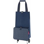 Reisenthel Foldabletrolley Herringbone dark blue – Zboží Mobilmania