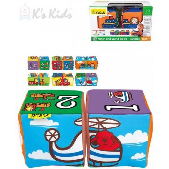 Ks Kids Baby soft kostky textilní 2ks autíčka od 384 Kč - Heureka.cz