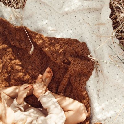 Petit Kolibri Deka z alpaky HNĚDÁ – Zboží Mobilmania