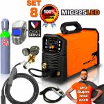 Pantermax MIG225LED MIG/TIG/MMA SET 8 CO2 – Hledejceny.cz