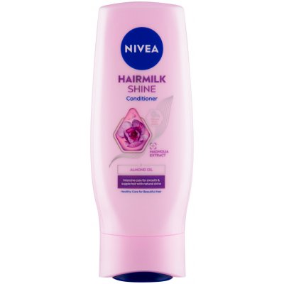 Nivea Hairmilk Natural Shine pečující kondicionér 200 ml – Zboží Mobilmania
