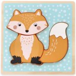 Adam Toys Edukační vkládačka Liška – Zboží Dáma