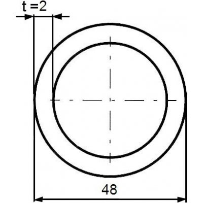 Trubka konstrukční 48 x 2 mm