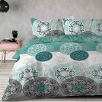 Xpose ­­ bavlna povlečení ALBÍNA tyrkysové 2x140x200 2x70x90 – Zboží Dáma