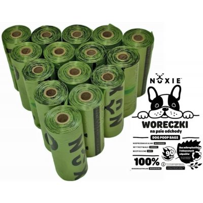 Nuxie Biologicky rozložitelné sáčky na psí exkrementy bio 10x15 ks – Zboží Mobilmania