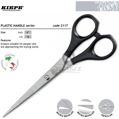 Kiepe Plastic Handle Line 2117/6" Profi nůžky – Zboží Dáma