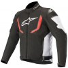 Bunda na motorku Alpinestars T-GP R v2 WP černo-bílo-červená