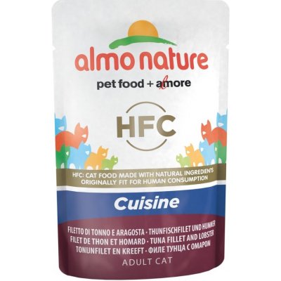 Almo Nature Classic Cuisine WET Cat Filet z tuňáka & humr 55 g