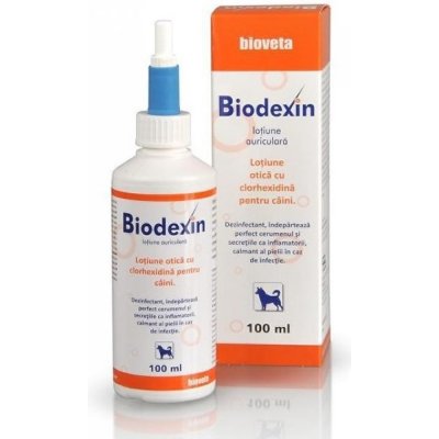 Bioveta Kapky do uší pro psy Biodexin 100 ml – Zboží Dáma