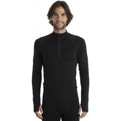 Icebreaker M 300 MerinoFine Polar LS Half Zip black – Zboží Mobilmania