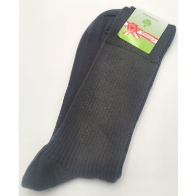 Miketa Zdravotní ponožky s volným lemem tmavě šedá