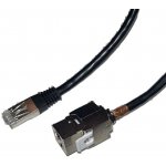 ASA 06016Y00012 Propojovací kabel RJ45 CAT 6A STP pro Versapro délka 2 m černá – Zboží Dáma