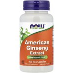 Now Foods Foods Žen-šen Americký American Ginseng 500 mg 100 kapslí – Hledejceny.cz
