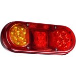 Zadní levé světlo třífunkční 17 led 12v 24v s osvětlením SPZ Horpol – Hledejceny.cz