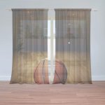 Sablio Záclony Basketball: 2ks 150x250cm – Hledejceny.cz