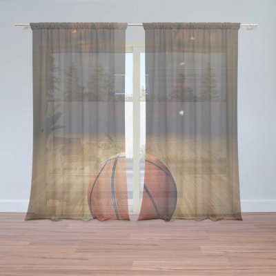 Sablio Záclony Basketball: 2ks 150x250cm – Hledejceny.cz