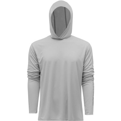 Grundéns triko Tough Sun Masked Hoodie Mist – Hledejceny.cz