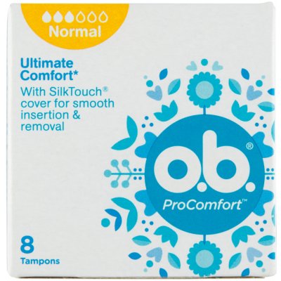 o.b. SilkTouch ProComfort Normal 8 ks – Sleviste.cz