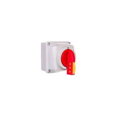 Elektromet Vačkový spínač 0-I 3P 16A v krytu pro visací zámek IP44 Obloukový E16-13/5 951614 – Hledejceny.cz