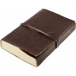 Deepeka Kožený zápisník se středověkým křížem a kruhovým ornamentem 14 x 21 cm – Zboží Živě