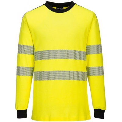Portwest WX3 FR701 Hi-Vis tričko dlouhý rukáv reflexní žlutá/černá M – Hledejceny.cz