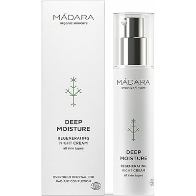 Mádara Deep Moisture regenerační noční krém 50 ml – Zboží Mobilmania