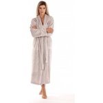 Vestis Siena dlouhý župan se šálovým límcem šedá 9151 – Zboží Dáma