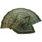 Etex Bavlněný šátek velký zelený květovaný – Hledejceny.cz