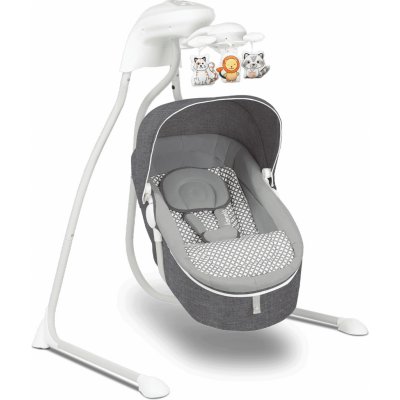 Lionelo Henny houpačka šedá Stone – Sleviste.cz