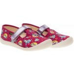 Fare KLASIK Dětské papuče na suchý zip červené 4110451 – Zbozi.Blesk.cz