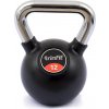 Kettlebell TRINFIT Kettlebell kov guma s chrom madlem 12 kg