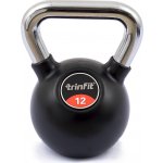 TRINFIT Kettlebell kov guma s chrom madlem 12 kg – Zboží Mobilmania
