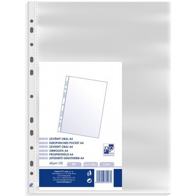 Prospektový obal Classic A4 100 ks matný – Zboží Dáma