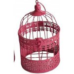 Boltze Dekorativní kovová ptačí klec Louisa L růžová 19 x 32 cm – Hledejceny.cz