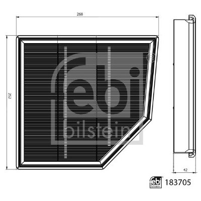Vzduchový filtr FEBI BILSTEIN 183705 – Hledejceny.cz