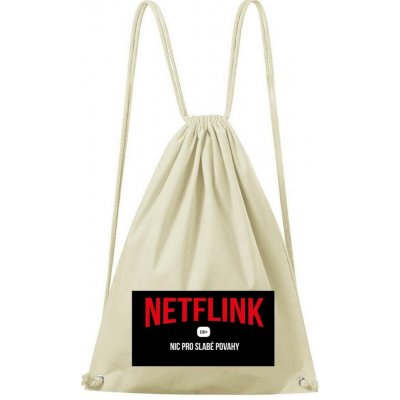 Dobrý triko bavlněný batoh Netflink Natural – Hledejceny.cz