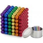 Magnetické kuličky pro děti barevné 5mm 216ks + krabička – Zboží Dáma
